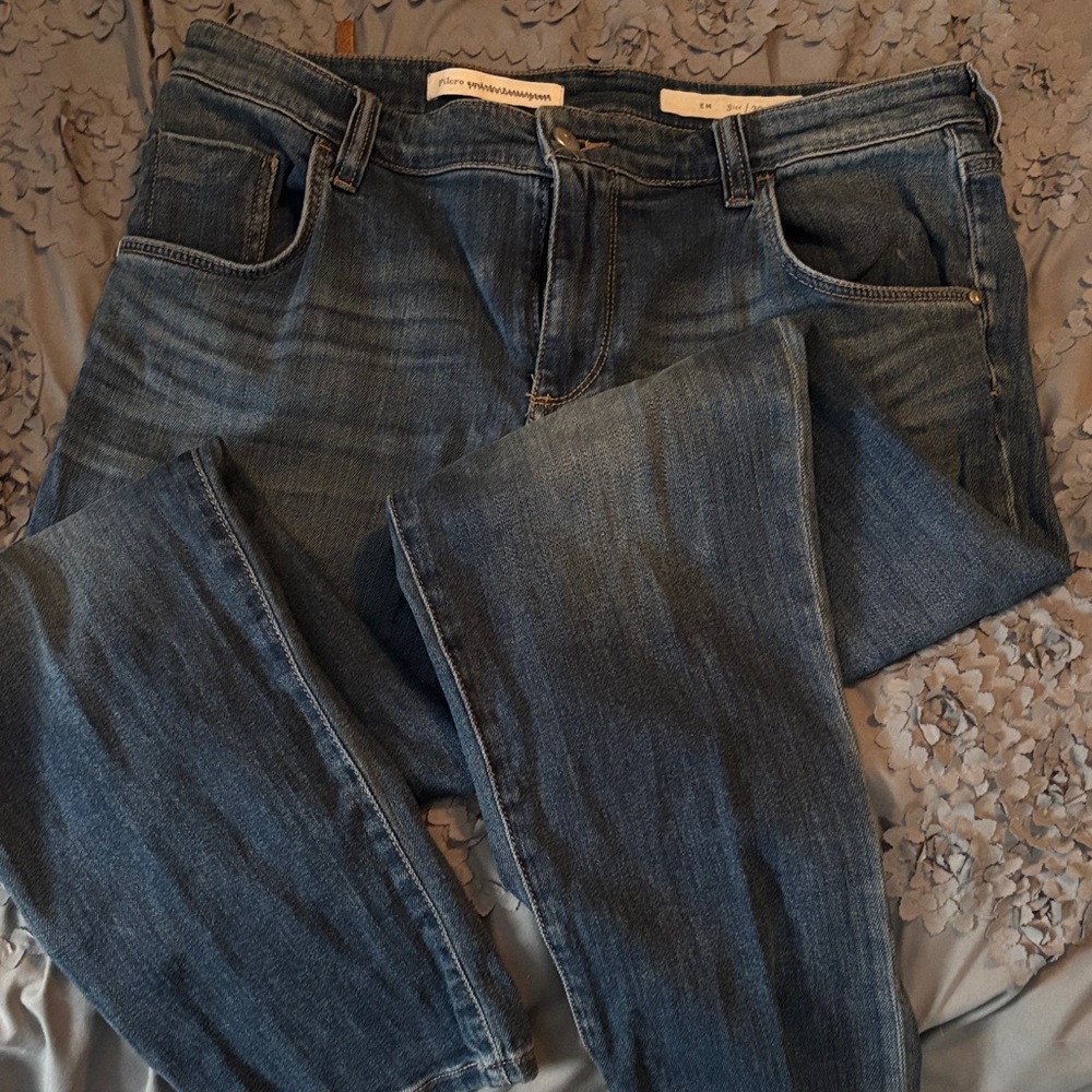 Anthropologie Pilcro Em Straight Leg Jeans size 30